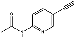 5-乙炔基-2-吡啶乙酰胺 结构式