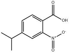 2-硝基-4-异丙基苯甲酸 结构式