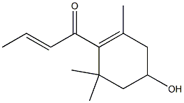 3-羟基-Β-二氢大马酮 结构式