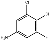 3-氟-4,5-二氯苯胺 结构式