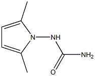 N-(2,5-二甲基-1H-吡咯-1-基)脲 结构式