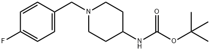 tert-Butyl 1-(4-fluorobenzyl)piperidin-4-ylcarbamate