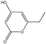 6-乙基-4-羟基-2H-吡喃-2-酮 结构式