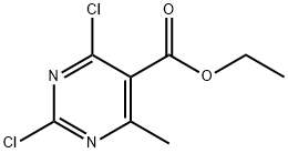 2,4-二氯-6-甲基嘧啶-5-甲酸乙酯 结构式