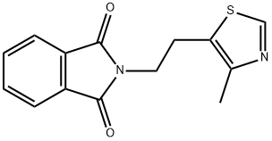 2-(2-(4-methylthiazol-5-yl)ethyl)isoindoline-1,3-dione 结构式