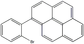 1-(2-bromophenyl)pyrene 结构式