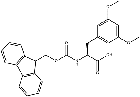 N-Fmoc-3,5-dimethoxy-L-phenylalanine 结构式