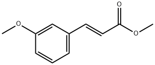 (E)-3-(3-甲氧基苯基)丙烯酸甲酯 结构式