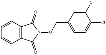 2-[(3,4-dichlorophenyl)methoxy]-2,3-dihydro-1H-isoindole-1,3-dione 结构式