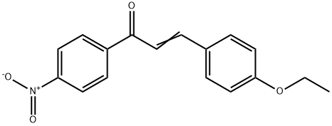 (2E)-3-(4-ethoxyphenyl)-1-(4-nitrophenyl)prop-2-en-1-one 结构式