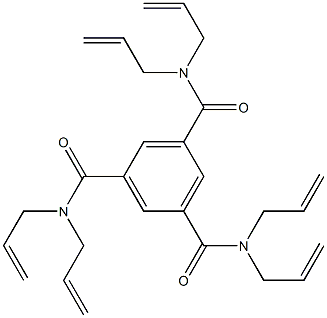 1,3,5-Benzenetricarboxamide, N,N,N,N,N,N-hexa-2-propenyl- 结构式