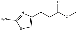 3-(2-氨基-1,3-噻唑-4-基)丙酸甲酯 结构式