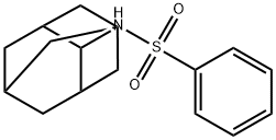 N-(tricyclo[3.3.1.1~3,7~]dec-2-yl)benzenesulfonamide 结构式