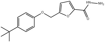 5-[(4-tert-butylphenoxy)methyl]-2-furohydrazide 结构式