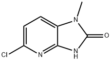 1-甲基-5-氯-1H-咪唑并[4,5-B]吡啶-2(3H)-酮 结构式