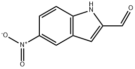 5-nitroindole-2-carboxaldehyde 结构式