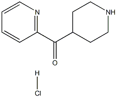 piperidin-4-yl(pyridin-2-yl)methanone hydrochloride 结构式