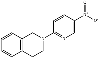 2-(5-硝基吡啶-2-基)-1,2,3,4-四氢异喹啉 结构式
