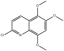 2-氯-5,6,8-三甲氧基喹啉 结构式
