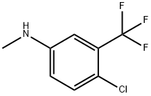 4-氯-N-甲基-3-(三氟甲基)苯胺 结构式