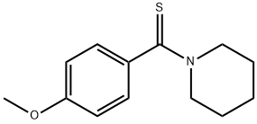 (4-甲氧基苯基)- 1-哌啶基-甲硫醇 结构式