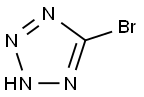 1H-Tetrazole, 5-bromo- 结构式