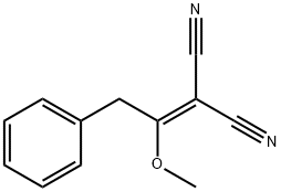 2-(1-methoxy-2-phenylethylidene)malononitrile 结构式