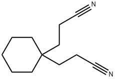 3,3'-(cyclohexane-1,1-diyl)dipropanenitrile 结构式