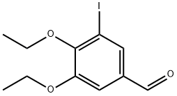 3,4-二乙氧基-5-碘苯甲醛 结构式