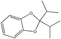 1,3-Benzodioxole, 2,2-bis(1-methylethyl)- 结构式