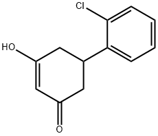 2-Cyclohexen-1-one, 5-(2-chlorophenyl)-3-hydroxy- 结构式
