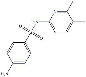 4-amino-N-(4,5-dimethylpyrimidin-2-yl)benzenesulfonamide 结构式