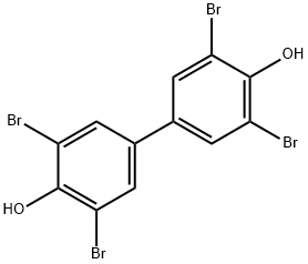 3,3',5,5'-tetrabromo-[1,1'-biphenyl]-4,4'-diol 结构式
