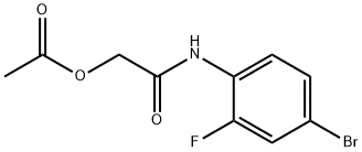 2-((4-溴-2-氟苯基)氨基)-2-氧代乙酸乙酯 结构式
