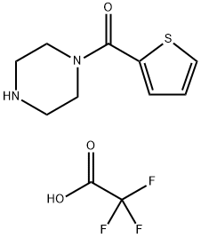 1-(2-thienylcarbonyl)piperazine trifluoroacetate 结构式