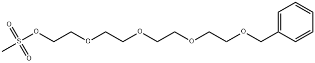 1-苯基-2,5,8,11-三氧杂十三烷-13-甲基磺酸酯 结构式