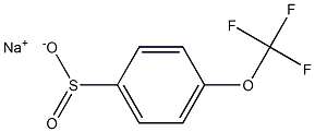 sodium:4-(trifluoromethoxy)benzenesulfinate 结构式