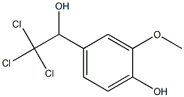 Benzenemethanol,4-hydroxy-3-methoxy-a-(trichloromethyl)- 结构式