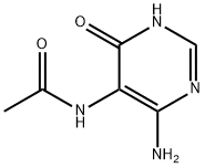 N-(4-amino-6-hydroxypyrimidin-5-yl)acetamide 结构式