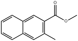 3-甲基-2-萘甲酸甲酯 结构式