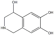 4,6,7-Isoquinolinetriol, 1,2,3,4-tetrahydro- 结构式