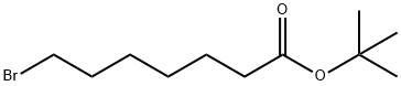 7-溴庚酸叔丁酯 结构式