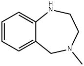 4-甲基-2,3,4,5-四氢-1H-苯并[E][1,4]二氮杂 结构式