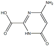 4-氨基-6-氧代-1,6-二氢嘧啶-2-羧酸 结构式