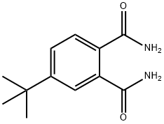 4-叔丁基苯-1,2-二甲酰胺 结构式