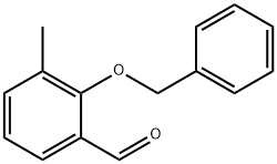 2-(苄氧基)-3-甲基苯甲醛 结构式