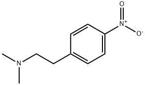 N,N-二甲基-2-(4-硝基苯基)乙胺 结构式