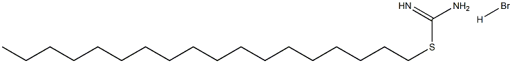 Carbamimidothioicacid, octadecyl ester, monohydrobromide (9CI) 结构式