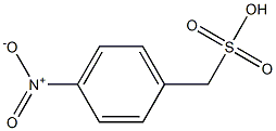 (4-硝基苯基)甲基磺酸 结构式