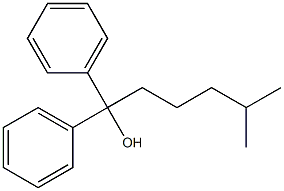 Benzenemethanol, a-(4-methylpentyl)-a-phenyl- (9CI) 结构式